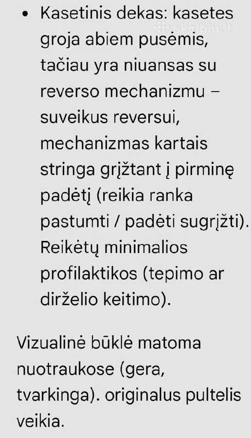 Audio aparatura,muzikiniai centrai - nuotraukos Nr. 10