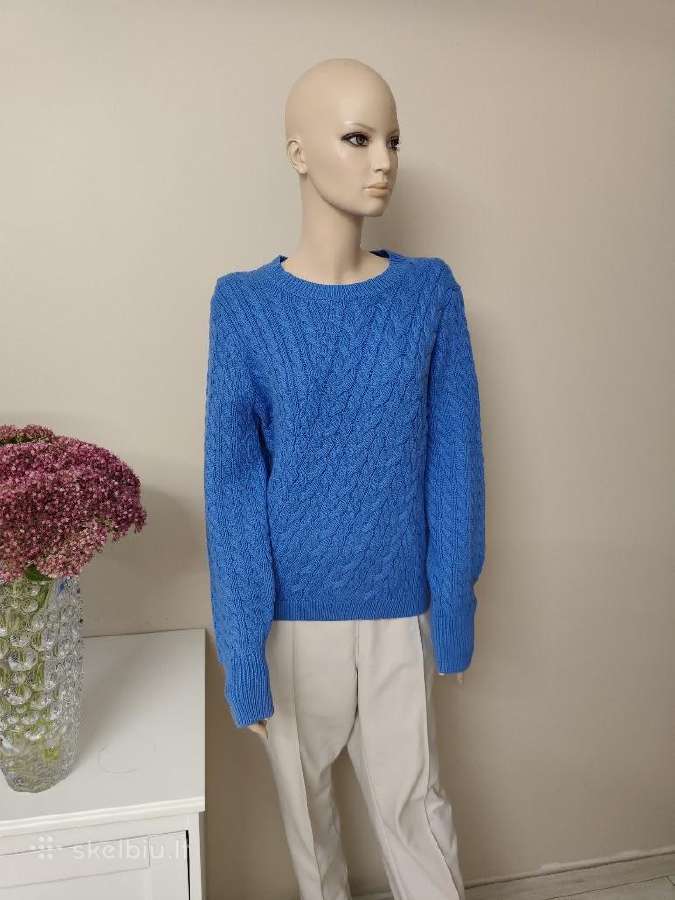 Naujas pynėmis megztas J.crew megztinis, L dydis - nuotraukos Nr. 3