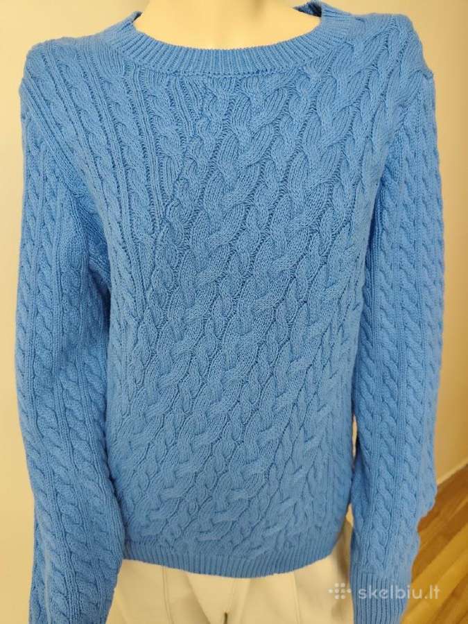 Naujas pynėmis megztas J.crew megztinis, L dydis - nuotraukos Nr. 6