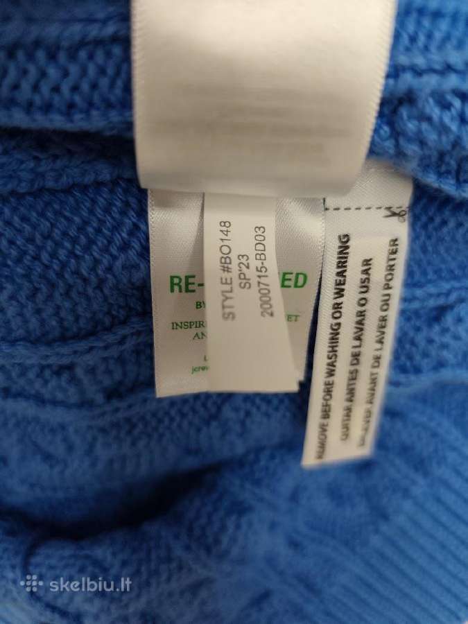 Naujas pynėmis megztas J.crew megztinis, L dydis - nuotraukos Nr. 8