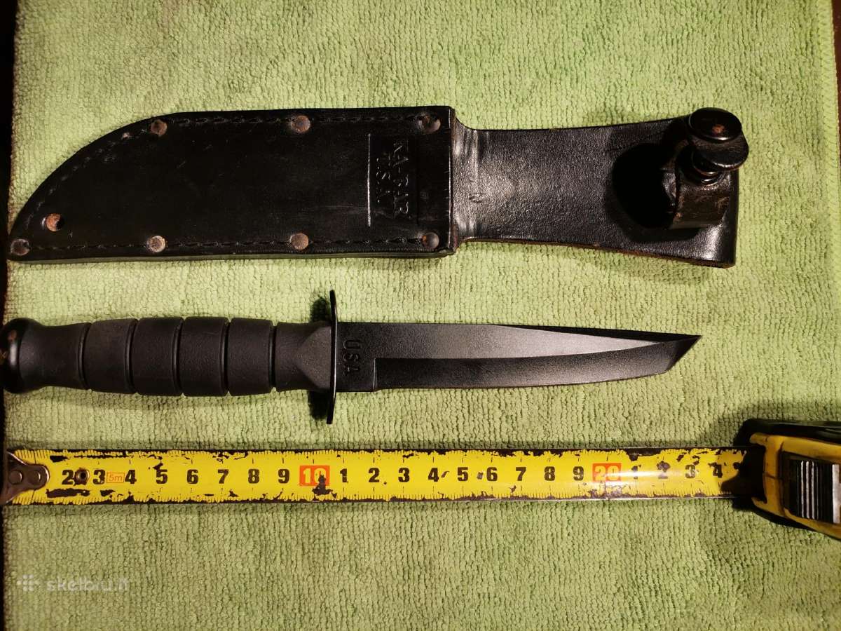 Peilis Ka-bar Tanto short su orig. odiniu dėklu - nuotraukos Nr. 5