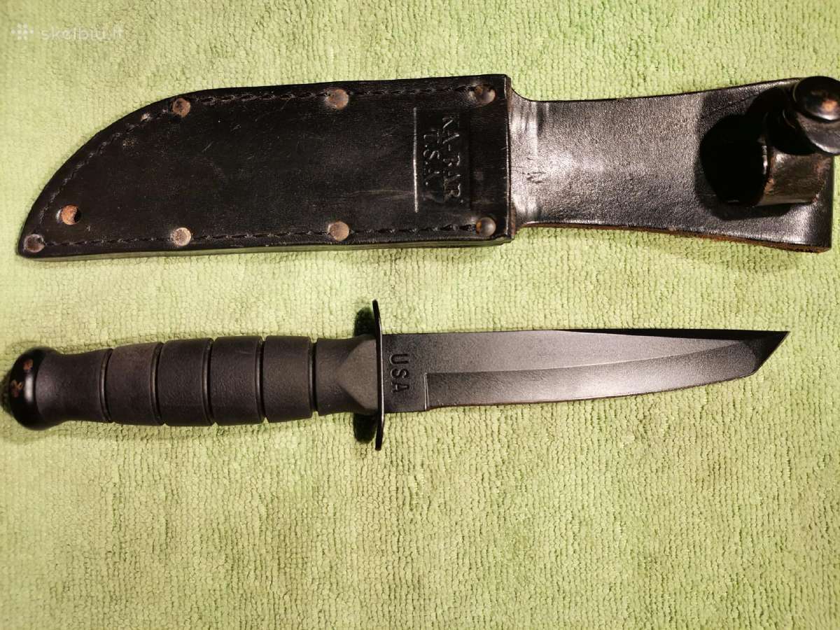 Peilis Ka-bar Tanto short su orig. odiniu dėklu - nuotraukos Nr. 7