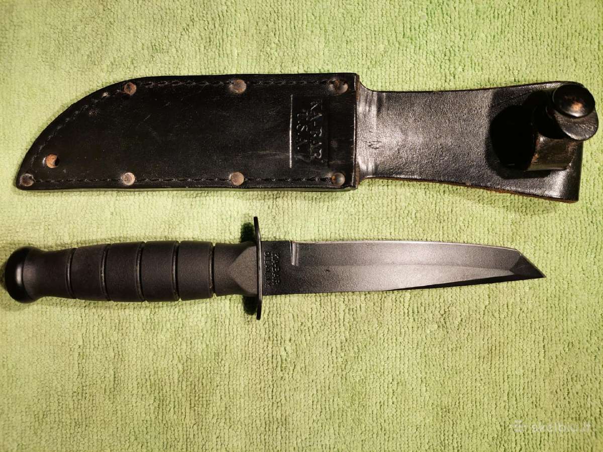 Peilis Ka-bar Tanto short su orig. odiniu dėklu - nuotraukos Nr. 8