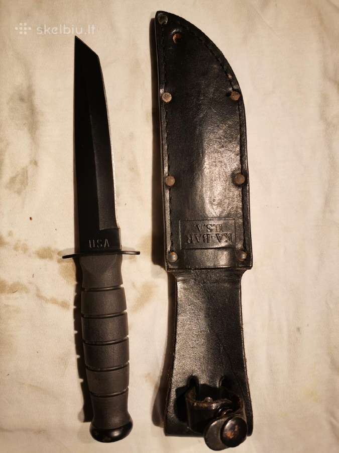 Peilis Ka-bar Tanto short su orig. odiniu dėklu - nuotraukos Nr. 10