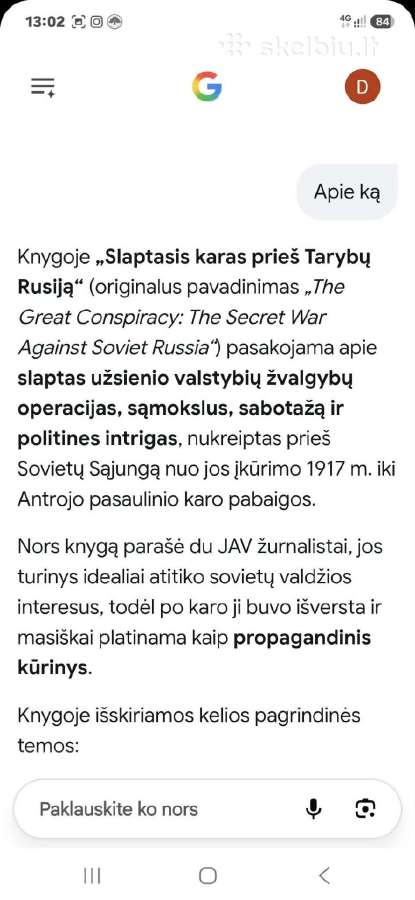 Slaptasis karas prieš tarybų Rusija - nuotraukos Nr. 5
