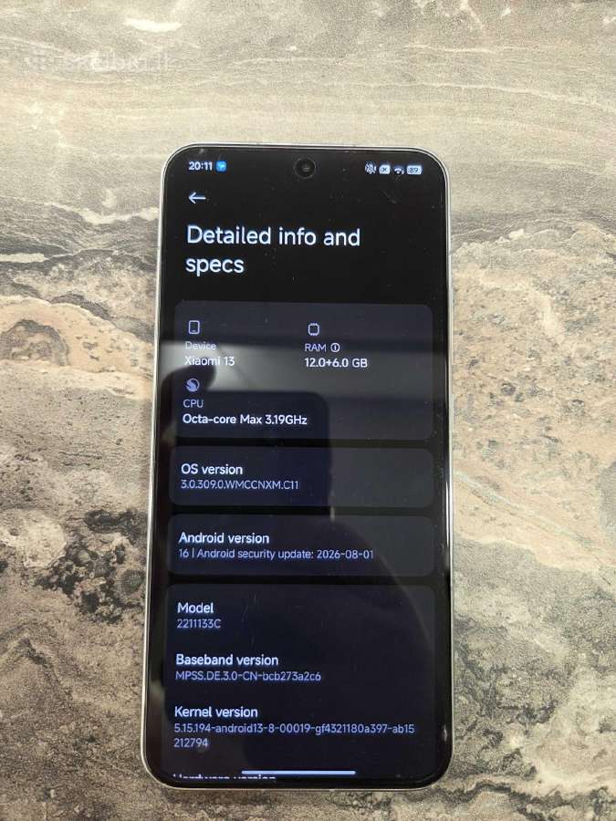 Xiaomi 13 12gb 512gb (flagmanas) - nuotraukos Nr. 4