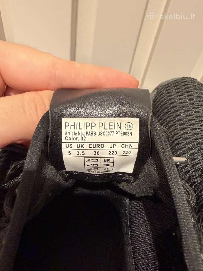 Philipp Plein moteriškus sportbačius originalus - nuotraukos Nr. 7