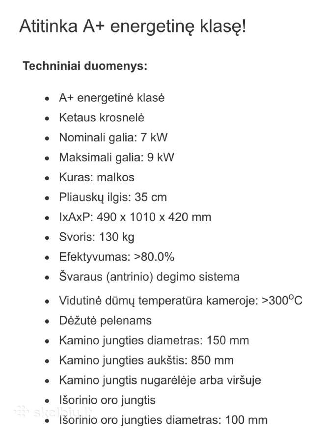 Krosnelė Dovre, Jotul F3, F8, F118 - nuotraukos Nr. 4