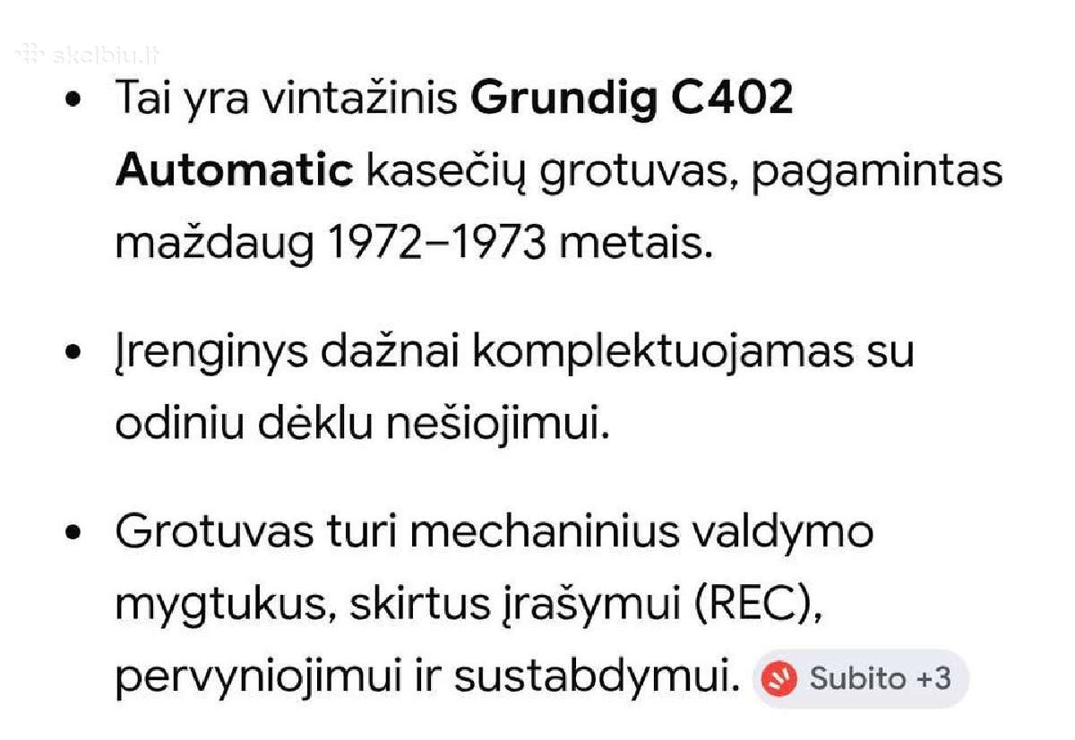 Audio kaseciu grotuvas - nuotraukos Nr. 9
