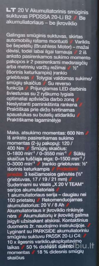 Parkside Performance Smūginiai Suktuvai - nuotraukos Nr. 8