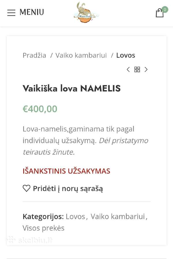 Lova - nuotraukos Nr. 2