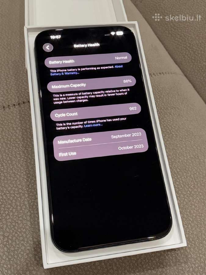 iPhone 15 pro max 256gb - nuotraukos Nr. 13