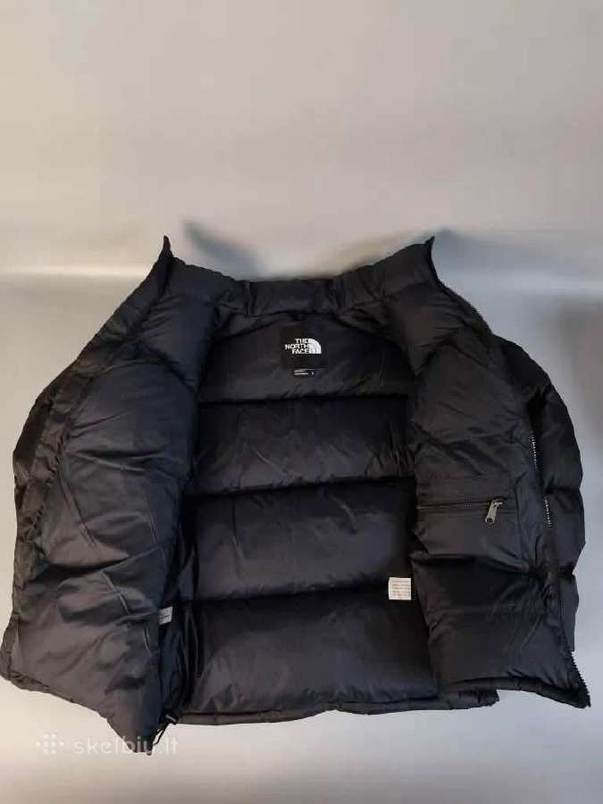 North face juoda striukė pūkinė - nuotraukos Nr. 2
