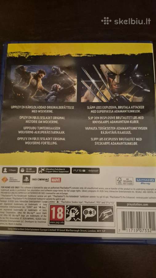 Parduodu Marvels Wolverine - nuotraukos Nr. 3