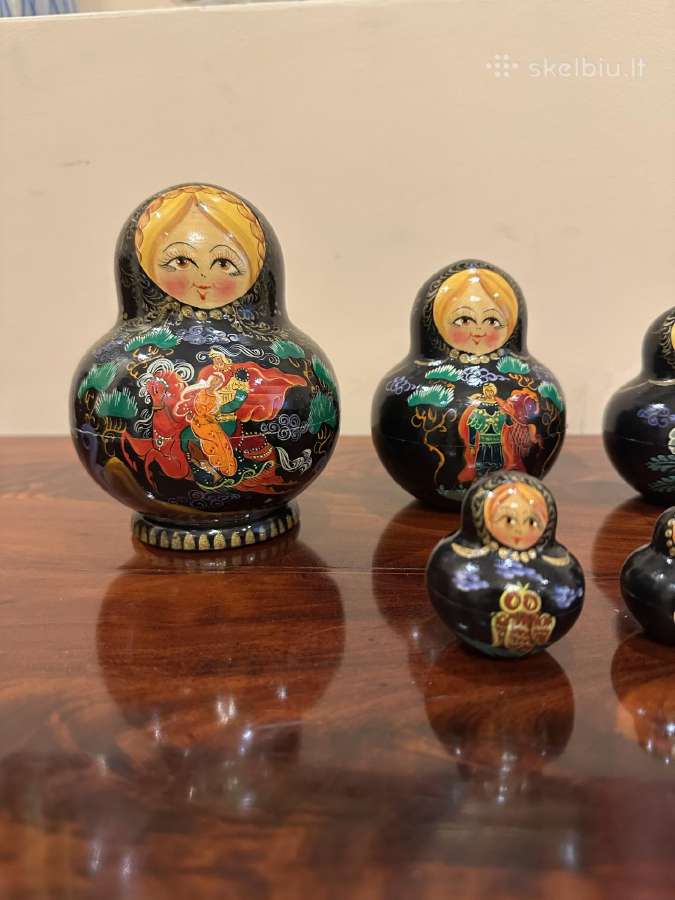 10 dalių matrioškų rinkinys „Ruslanas ir Liudmila“ - nuotraukos Nr. 3