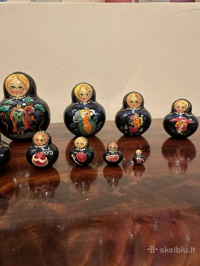 10 dalių matrioškų rinkinys „Ruslanas ir Liudmila“ - nuotraukos Nr. 6