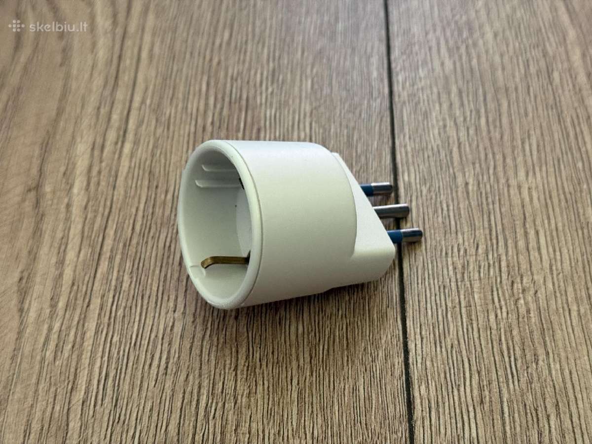 Kelionių adapteris Es į Italija, įžemintas - nuotraukos Nr. 3