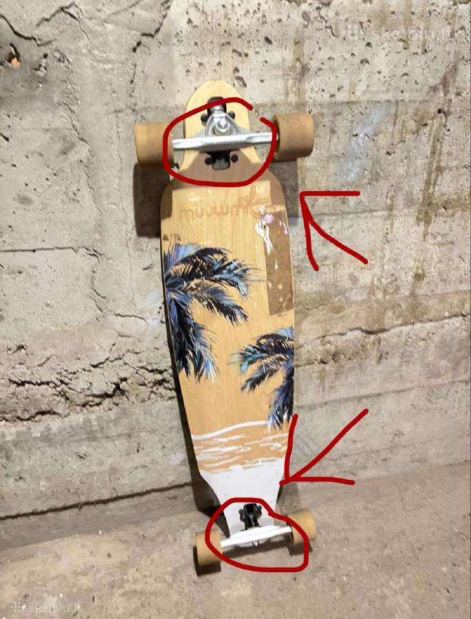 Longboard riedlentė muuwmi - nuotraukos Nr. 6