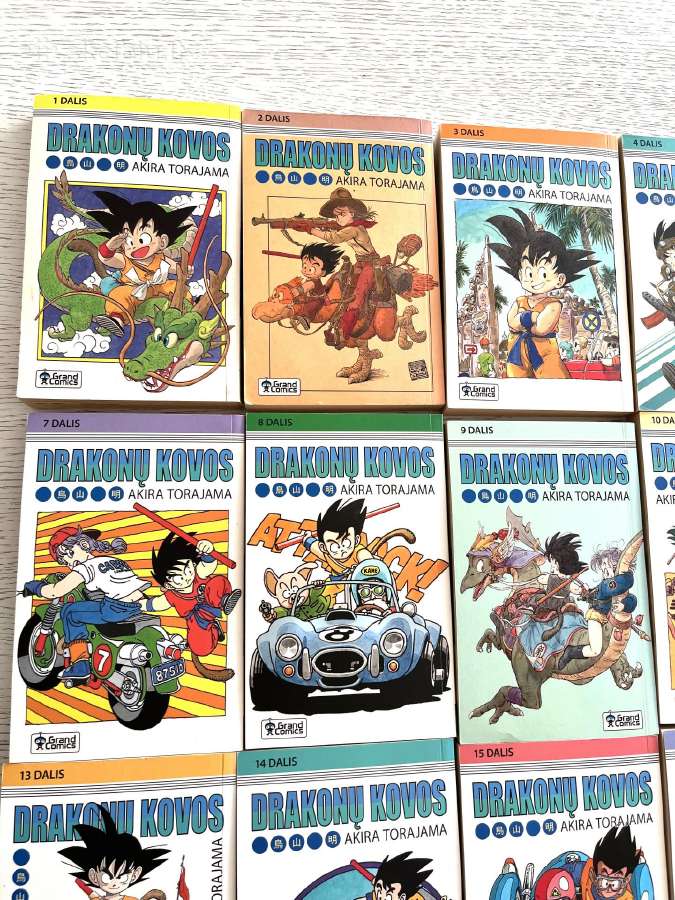 Drakonų kovos vol 1-24 manga - nuotraukos Nr. 3