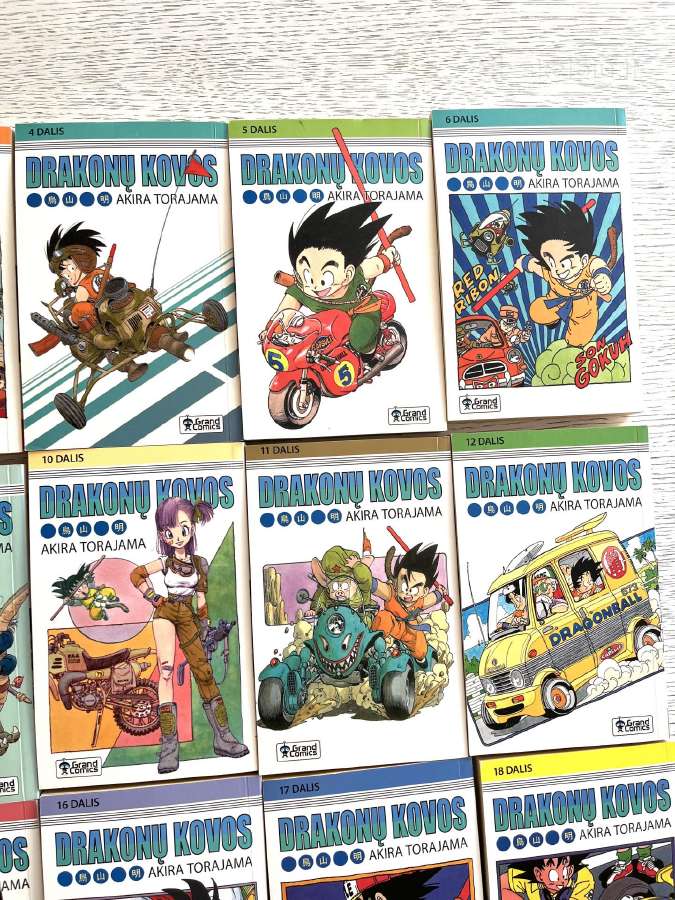 Drakonų kovos vol 1-24 manga - nuotraukos Nr. 5