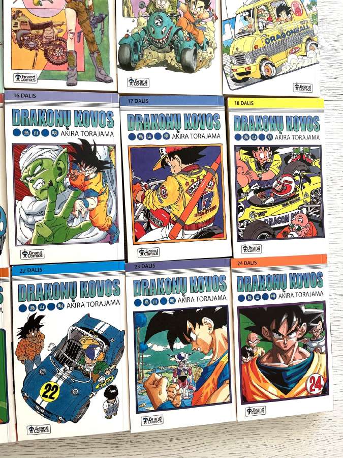 Drakonų kovos vol 1-24 manga - nuotraukos Nr. 6
