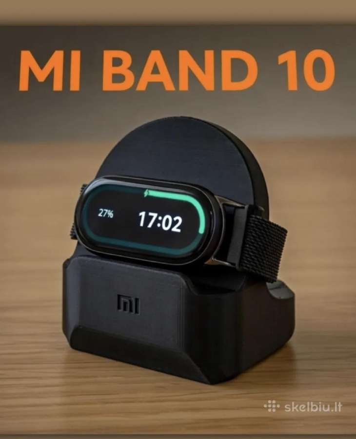 Xiaomi Mi Band 10 įkrovimo stovas Juodas - nuotraukos Nr. 2