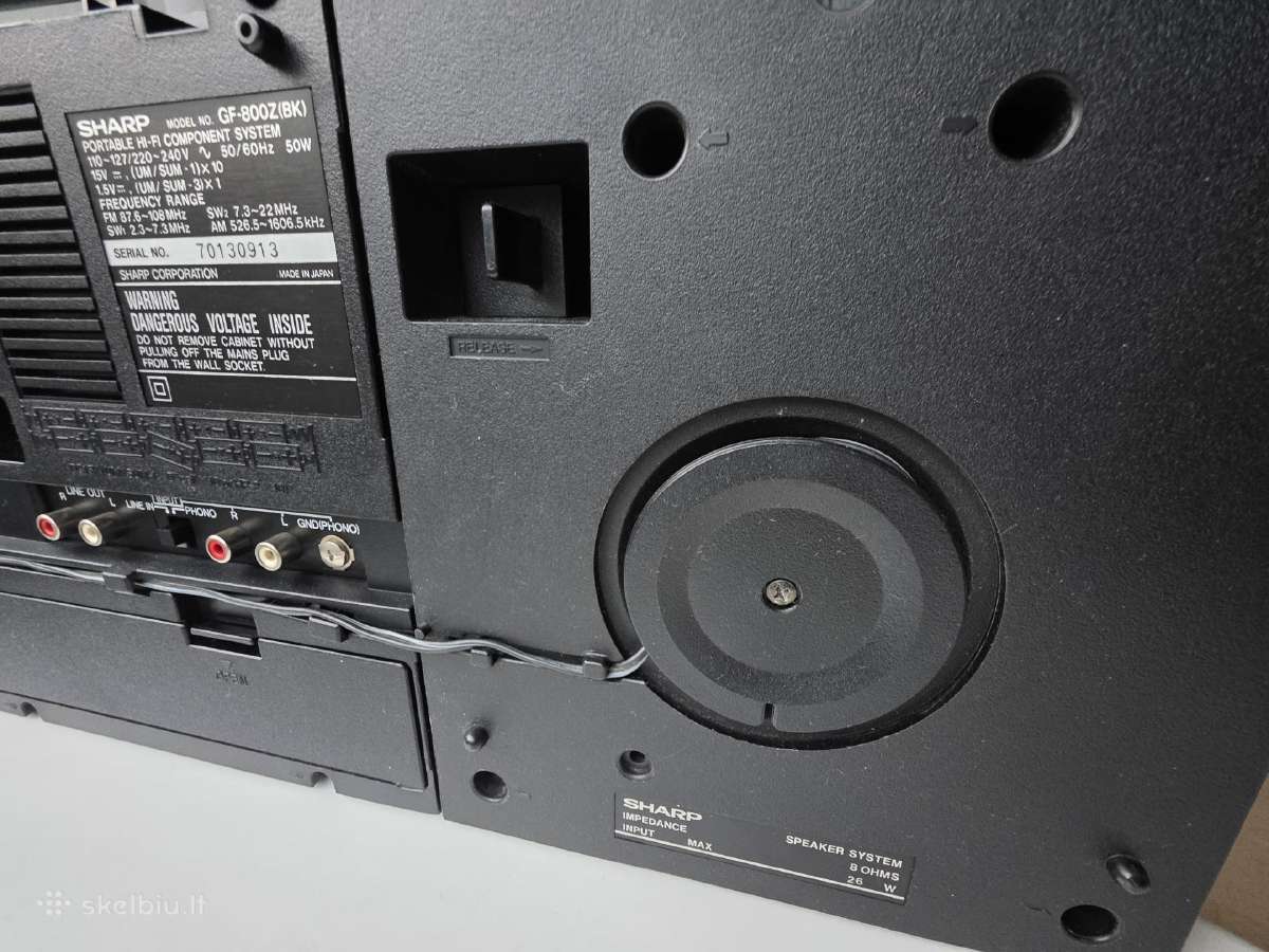 Sharp Gf800 Black - nuotraukos Nr. 7