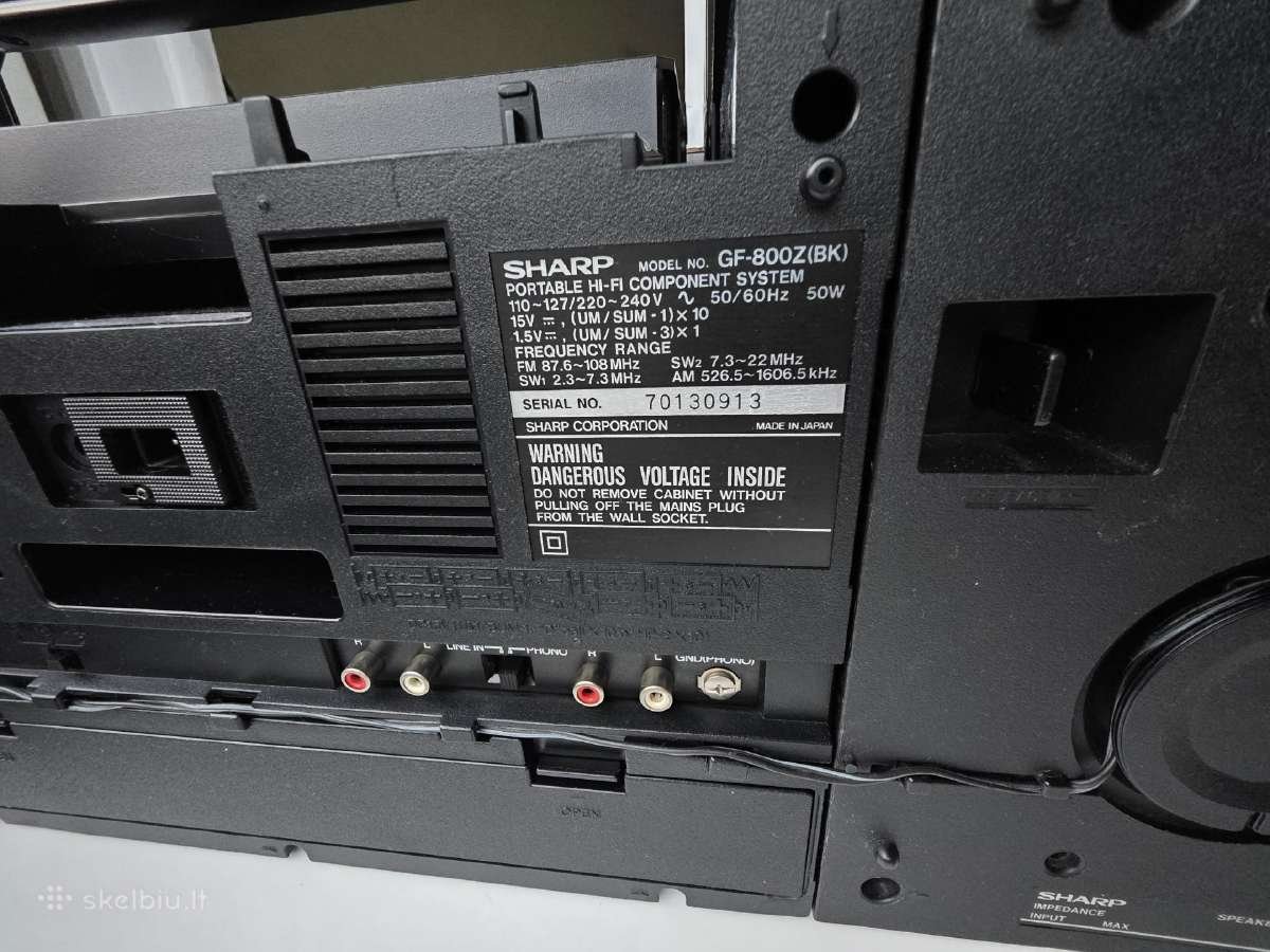 Sharp Gf800 Black - nuotraukos Nr. 9