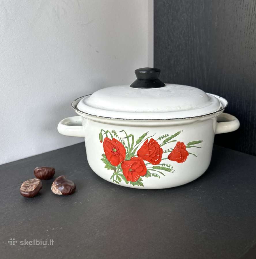 Vintazinis puodas su gelemis, 3l - nuotraukos Nr. 2