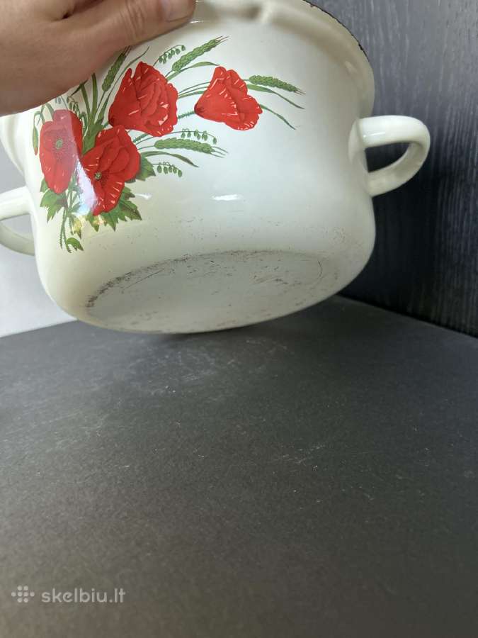 Vintazinis puodas su gelemis, 3l - nuotraukos Nr. 6