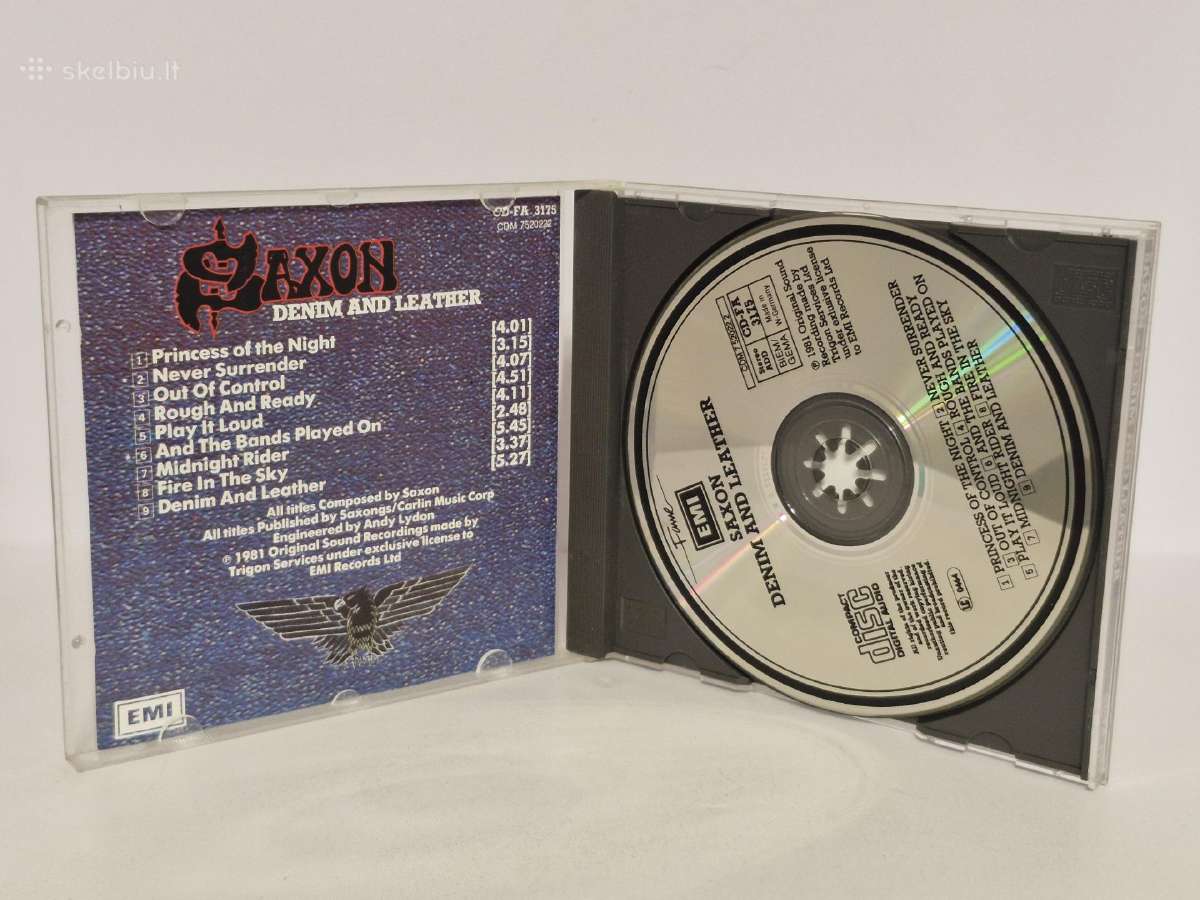 Audio CD Saxon – Denim And Leather - nuotraukos Nr. 2