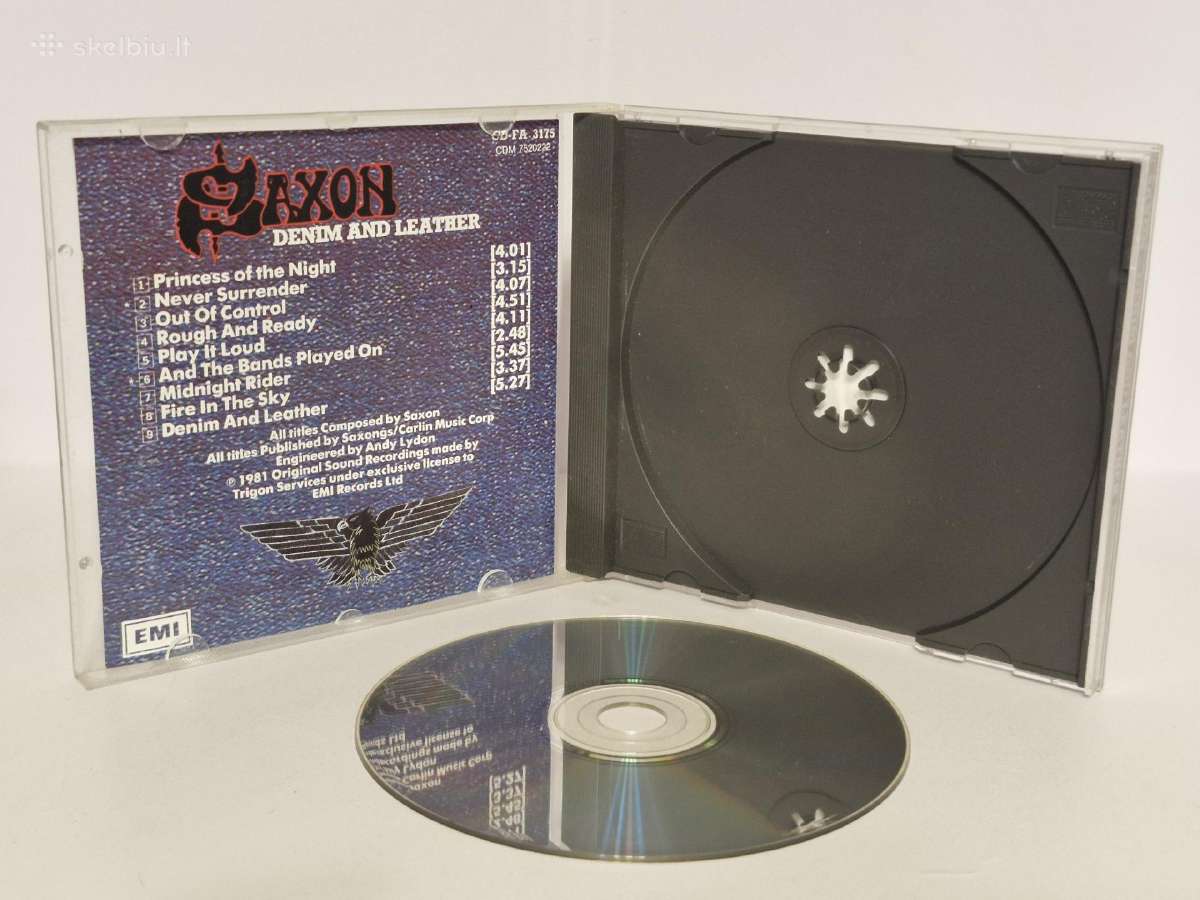 Audio CD Saxon – Denim And Leather - nuotraukos Nr. 3