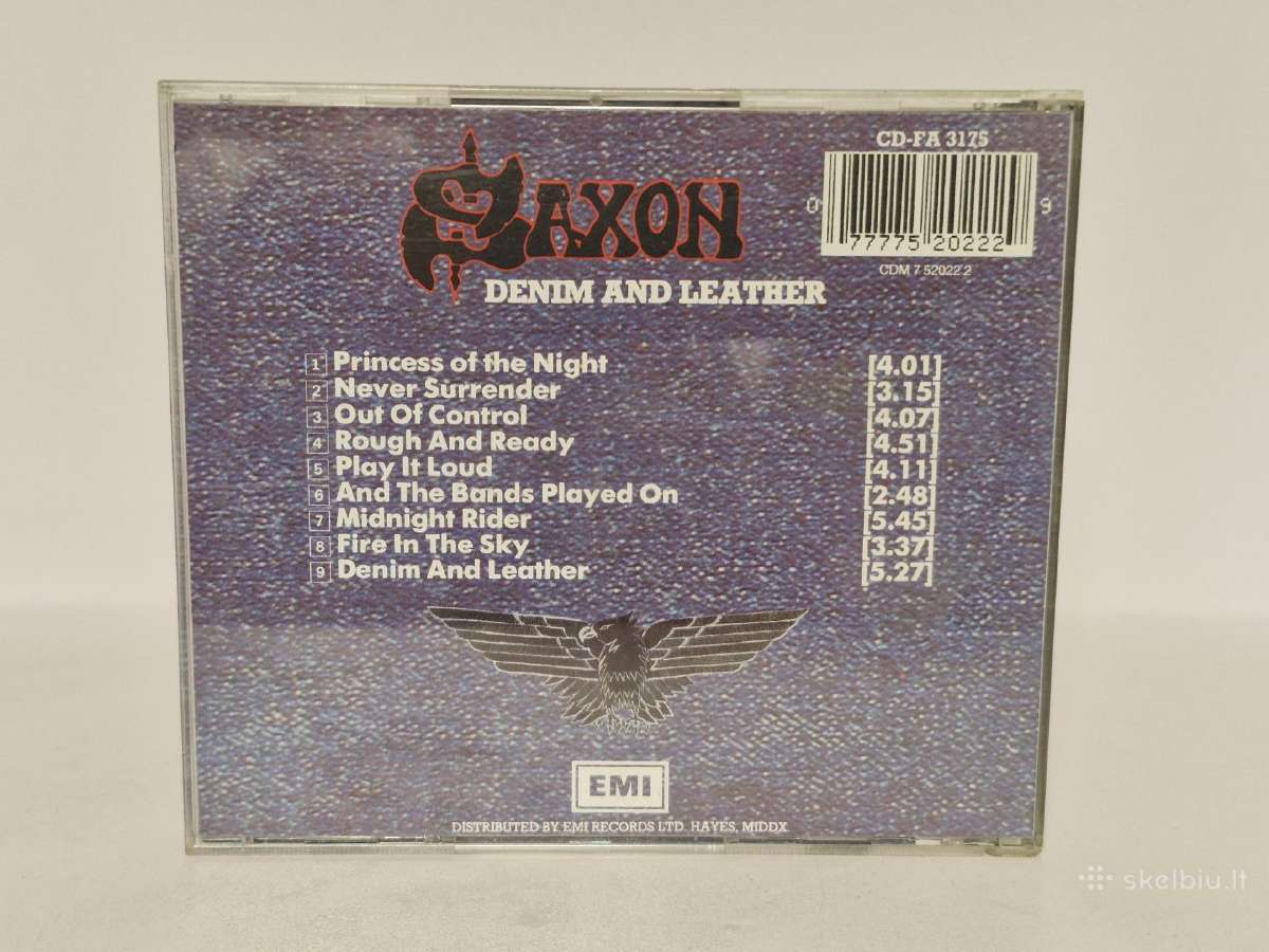 Audio CD Saxon – Denim And Leather - nuotraukos Nr. 7