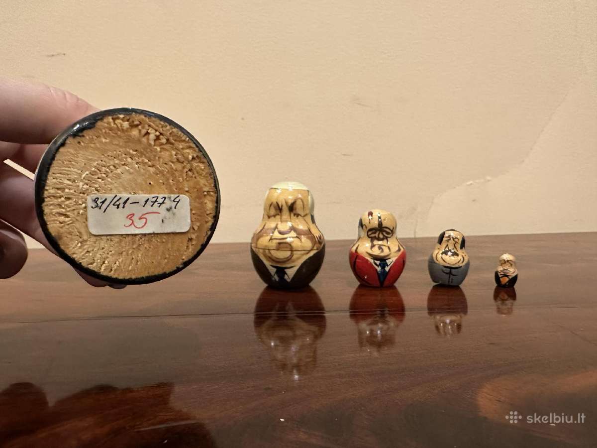 Politinių matrioškų kolekcija – 7 rinkiniai, 37vnt - nuotraukos Nr. 14