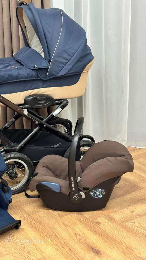 Kokybiškas vežimėlis ir Maxi-cosi kėdutė - nuotraukos Nr. 3