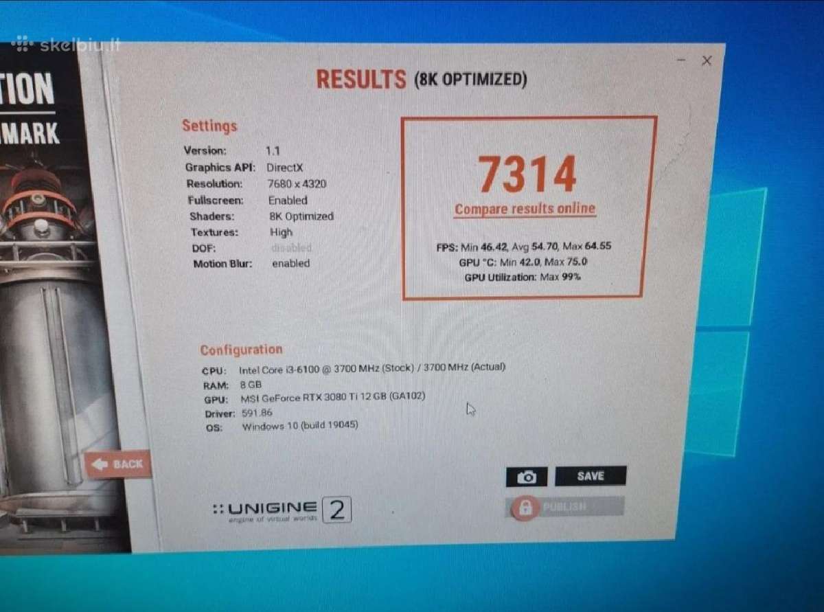 Msi Geforce Rtx 3080 Ti Gaming X Trio 12gb - nuotraukos Nr. 9