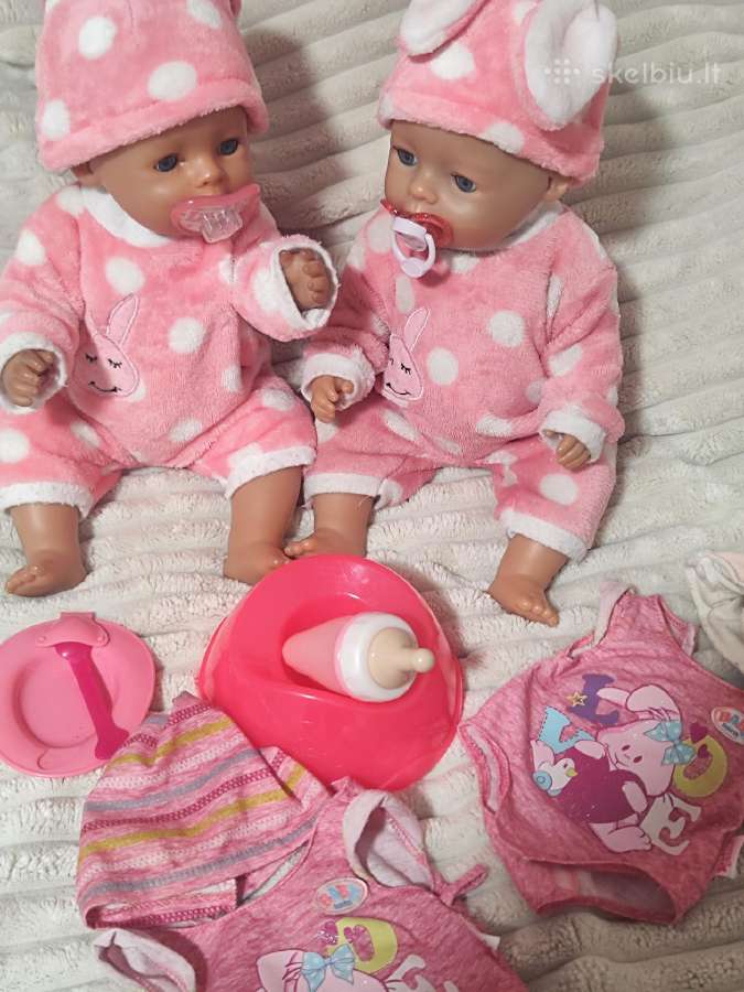 Baby born lėlės su priedais ir rūbeliais - nuotraukos Nr. 4