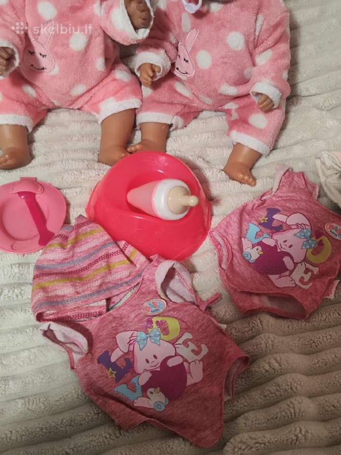 Baby born lėlės su priedais ir rūbeliais - nuotraukos Nr. 5