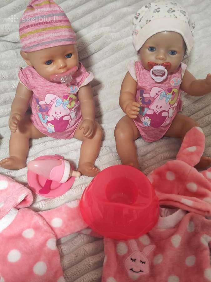 Baby born lėlės su priedais ir rūbeliais - nuotraukos Nr. 3