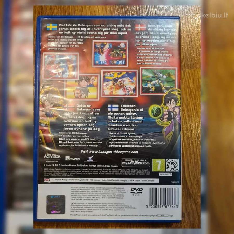 Bakugan Battle Brawlers Playstation 2 žaidimas - nuotraukos Nr. 3