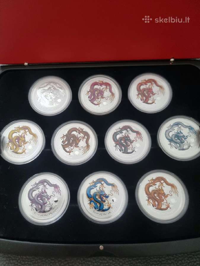 2012m. Lunar II dragon set 1oz - nuotraukos Nr. 3