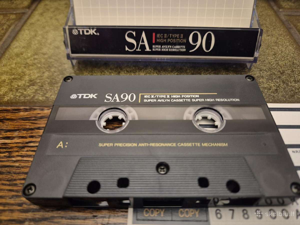 Tdk Sa90 kasetė - nuotraukos Nr. 2