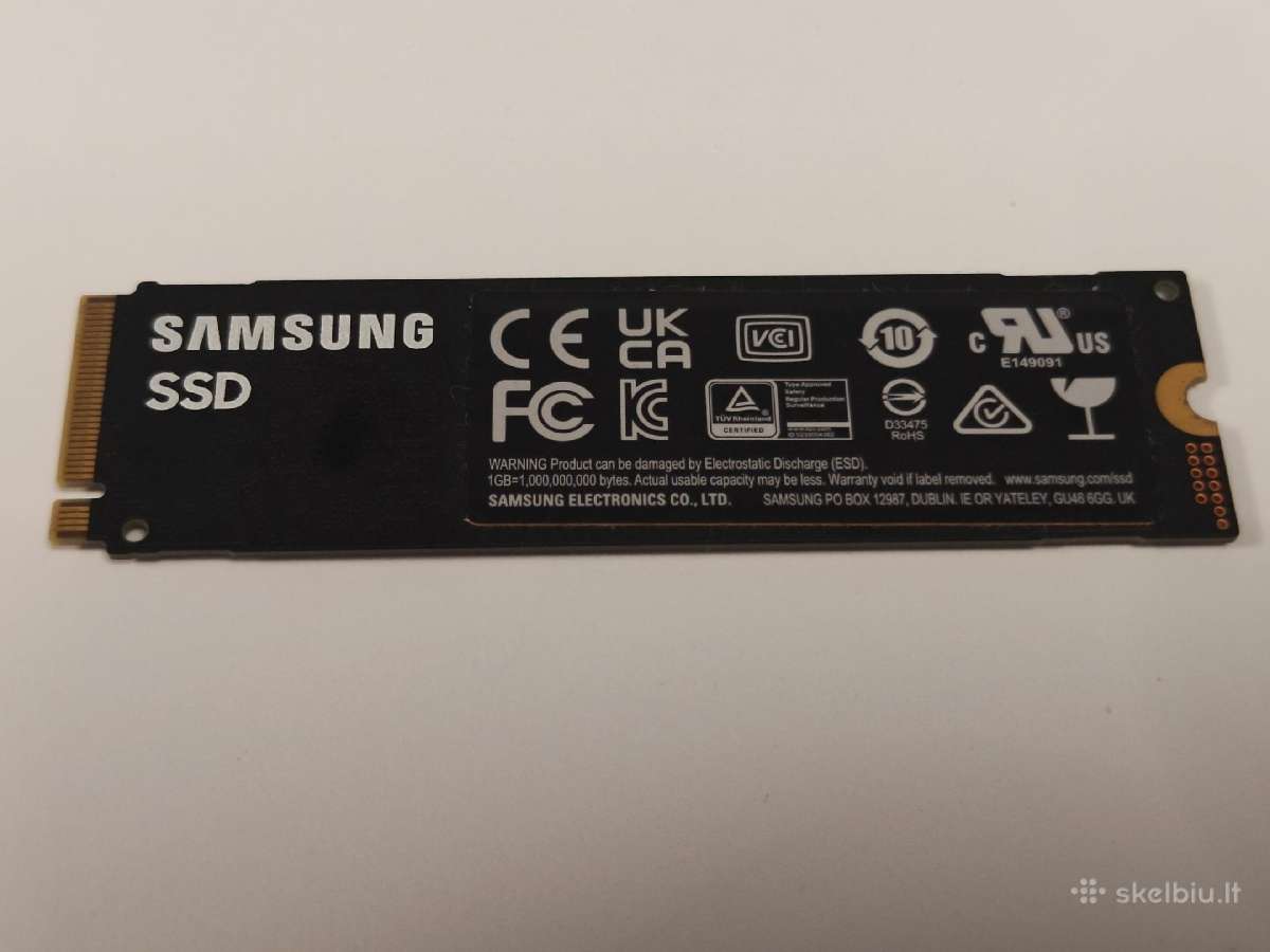 Samsung 970 EVO Plus 1tb Nvme M.2 SSD Pcie 3.0 - nuotraukos Nr. 2
