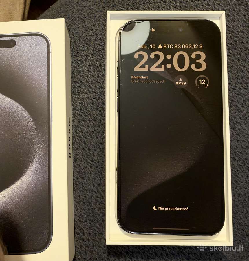 iPhone 15 pro 256gb Blue Titanium - nuotraukos Nr. 4