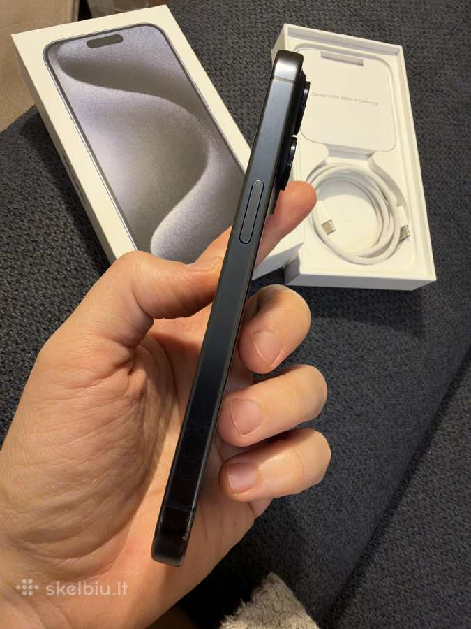iPhone 15 pro 256gb Blue Titanium - nuotraukos Nr. 5