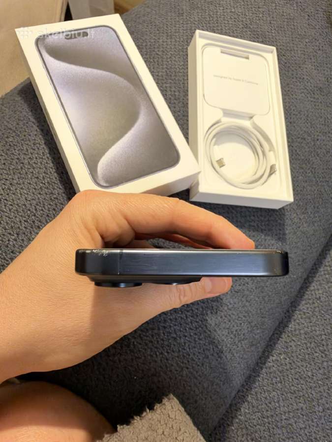iPhone 15 pro 256gb Blue Titanium - nuotraukos Nr. 6