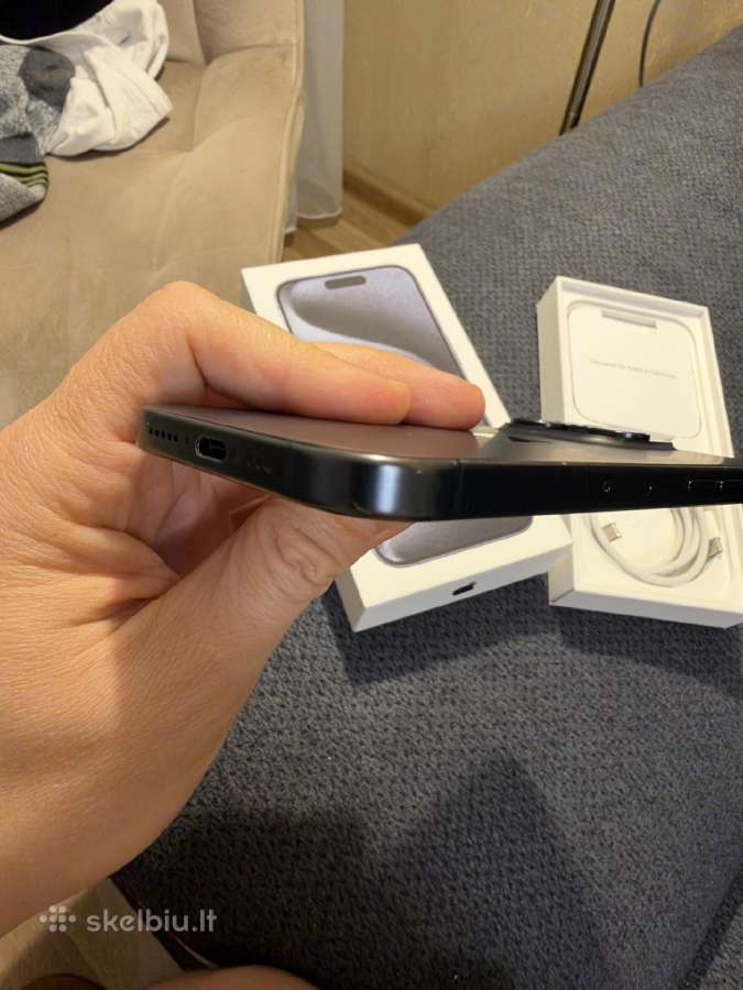 iPhone 15 pro 256gb Blue Titanium - nuotraukos Nr. 9
