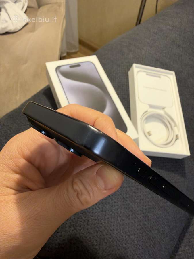 iPhone 15 pro 256gb Blue Titanium - nuotraukos Nr. 11