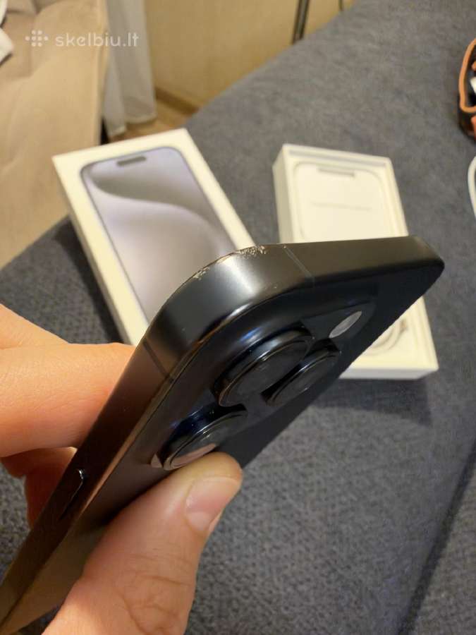 iPhone 15 pro 256gb Blue Titanium - nuotraukos Nr. 12
