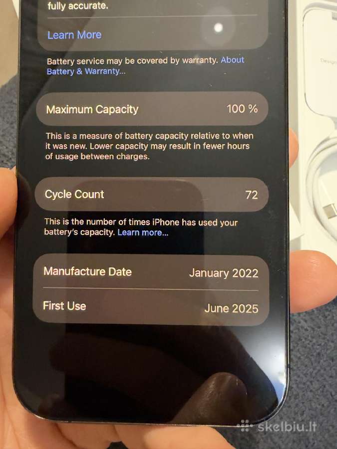 iPhone 15 pro 256gb Blue Titanium - nuotraukos Nr. 13